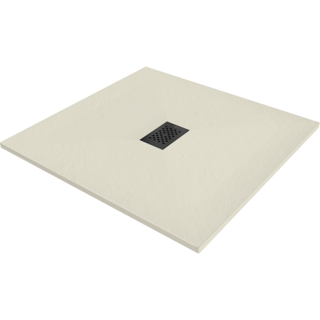 Mexen Hugo receveur de douche carré SMC 90 x 90 cm, beige, cache noir - 42699090-B
