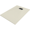 Mexen Hugo receveur rectangulaire SMC 120 x 70 cm, beige, cache noir - 42697012-B