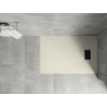 Mexen Hugo receveur rectangulaire SMC 120 x 70 cm, beige, cache noir - 42697012-B