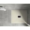 Mexen Hugo receveur de douche rectangulaire SMC 120 x 100 cm, beige, cache noire - 42691012-B