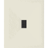 Mexen Hugo receveur de douche rectangulaire SMC 120 x 100 cm, beige, cache noire - 42691012-B