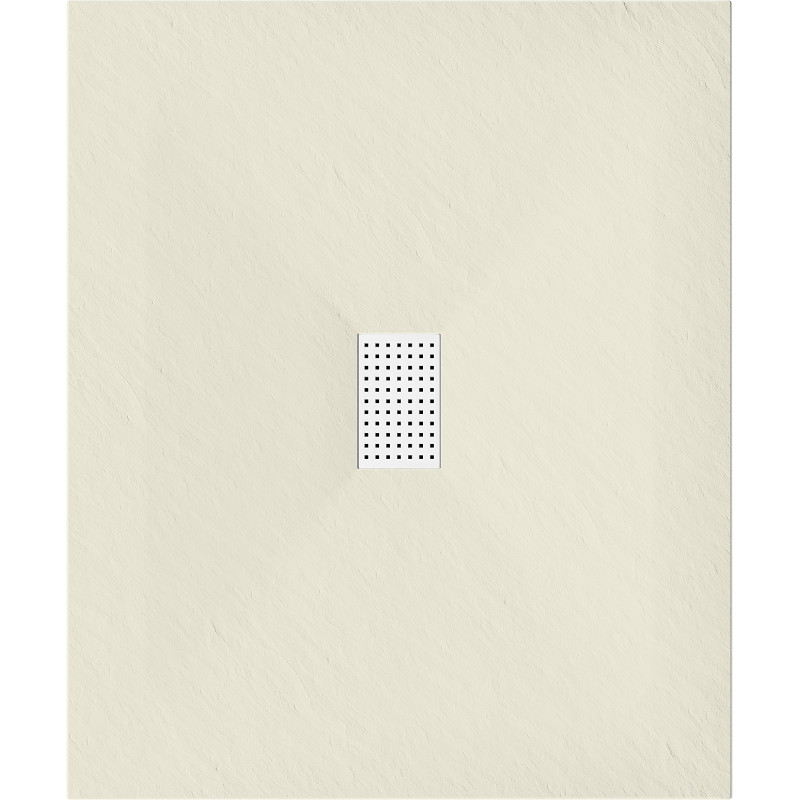 Mexen Hugo receveur rectangulaire SMC 120 x 100 cm, beige, cache blanc - 42691012-W