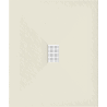 Mexen Hugo receveur rectangulaire SMC 120 x 100 cm, beige, cache blanc - 42691012-W