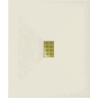 Mexen Hugo receveur de douche rectangulaire SMC 120 x 100 cm, beige, cache doré - 42691012-G