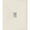Mexen Hugo receveur rectangulaire SMC 120 x 100 cm, beige, cache inox - 42691012-X