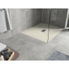 Mexen Hugo receveur rectangulaire SMC 120 x 100 cm, beige, cache inox - 42691012-X