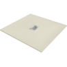 Mexen Hugo bac à douche carré SMC 80 x 80 cm, beige, cache inox - 42698080-X