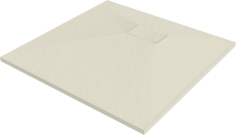 Mexen Hugo receveur de douche carré SMC 90 x 90 cm, beige - 42699090