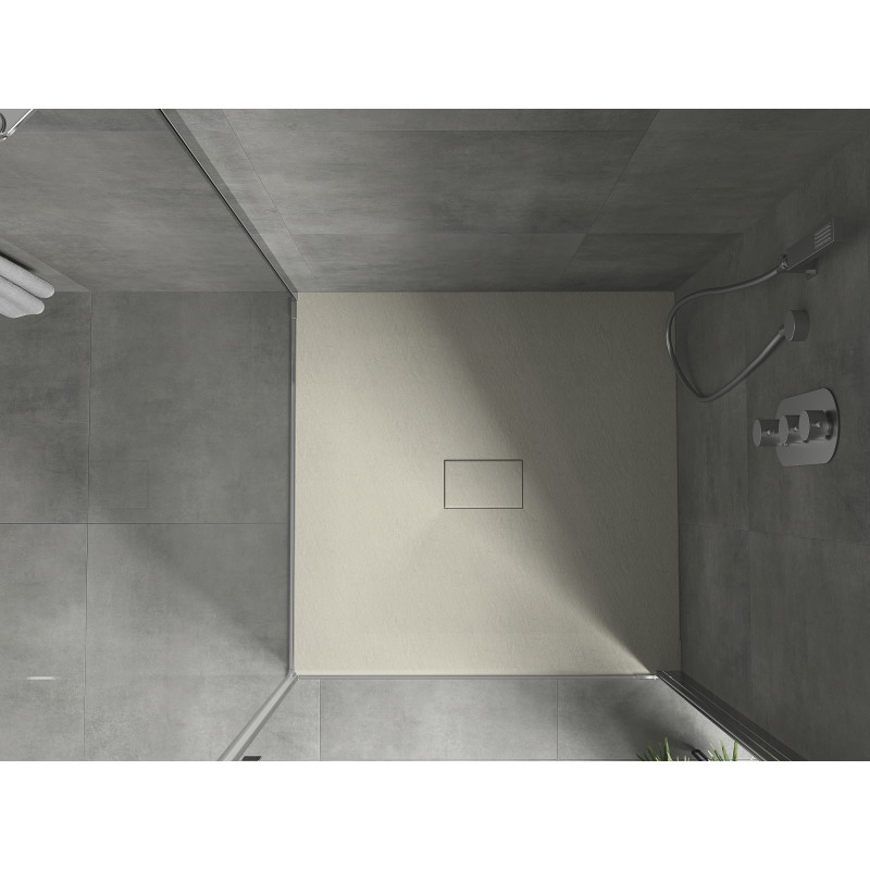 Mexen Hugo receveur de douche carré SMC 100 x 100 cm, beige - 42691010