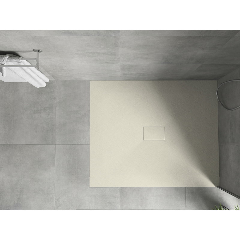 Mexen Hugo receveur de douche rectangulaire SMC 120 x 100 cm, beige - 42691012