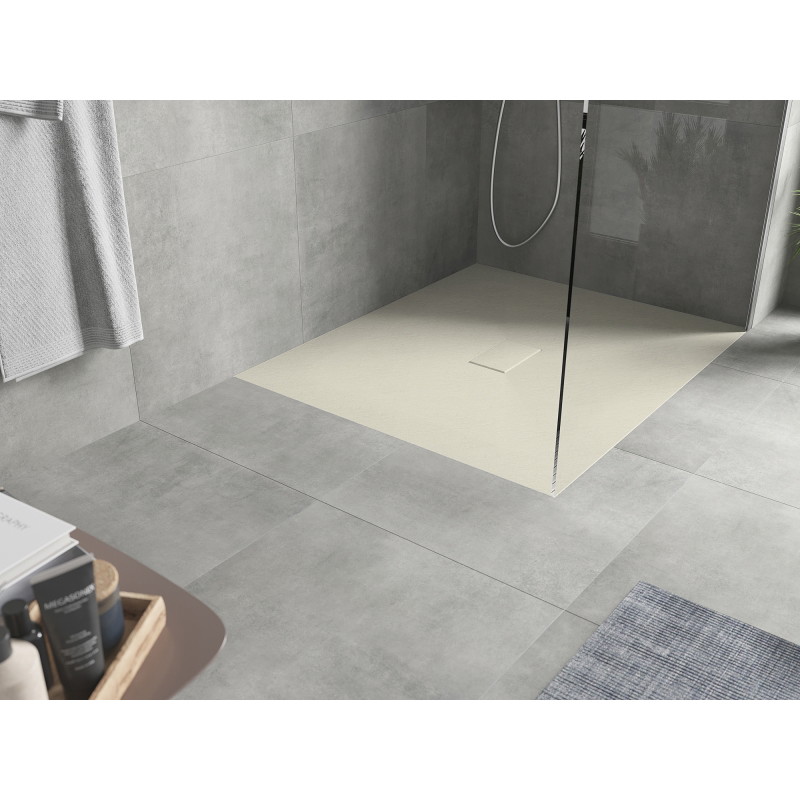 Mexen Hugo receveur de douche rectangulaire SMC 120 x 100 cm, beige - 42691012
