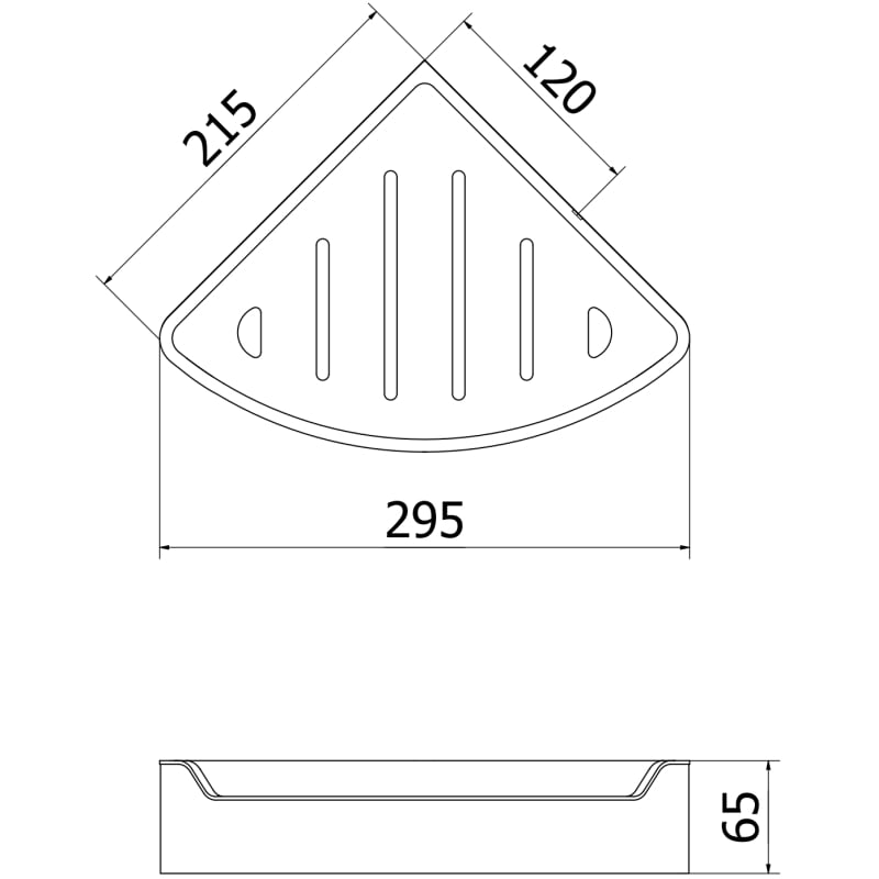 Mexen Rivon-C panier de salle de bain d'angle, blanc - 70A8525-20