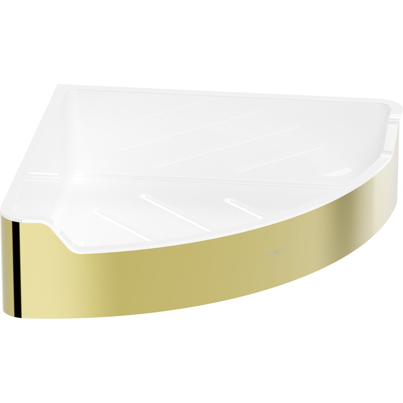 Mexen Rivon-C panier de salle de bain d'angle, doré - 70A8525-50