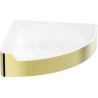 Mexen Rivon-C panier de salle de bain d'angle, doré - 70A8525-50