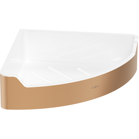 Mexen Rivon-C panier de salle de bain d'angle, cuivre brossé - 70A8525-65