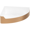 Mexen Rivon-C panier de salle de bain d'angle, cuivre brossé - 70A8525-65