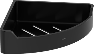 Mexen Rivon-C panier de salle de bain d'angle, noir - 70A8525-70