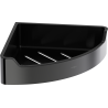 Mexen Rivon-C panier de salle de bain d'angle, chrome noir - 70A8525-73