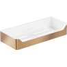 Mexen Rivon-L panier de salle de bains, cuivre brossé - 70A8725-65