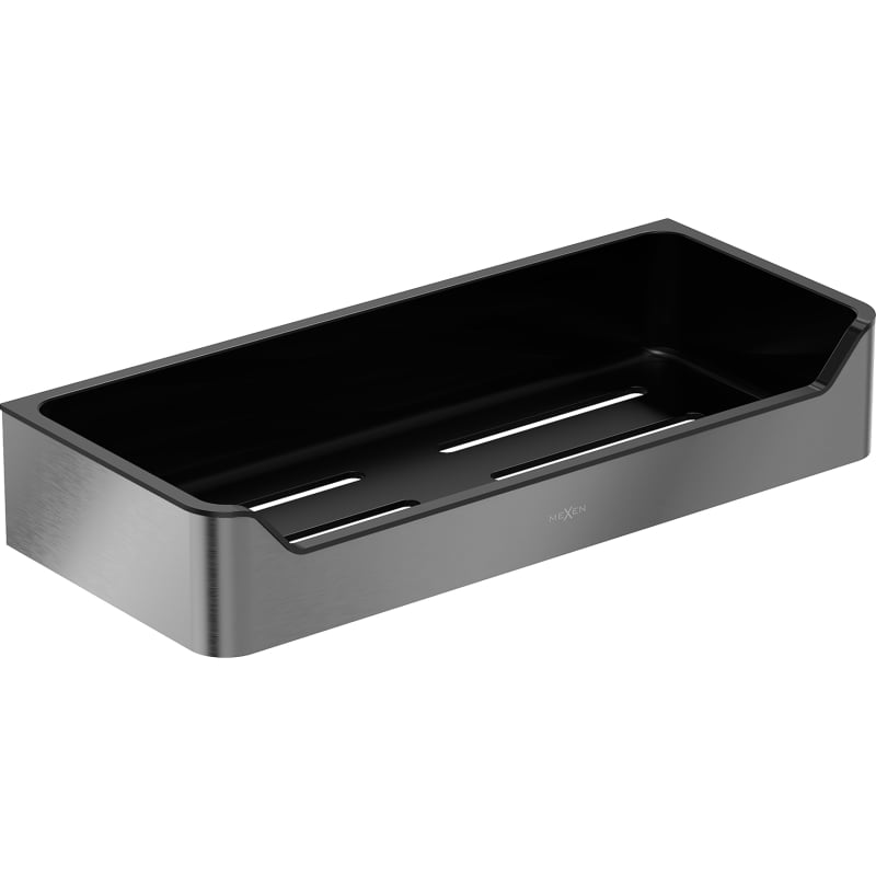 Mexen Rivon-L panier de salle de bain, gris canon brossé - 70A8725-66