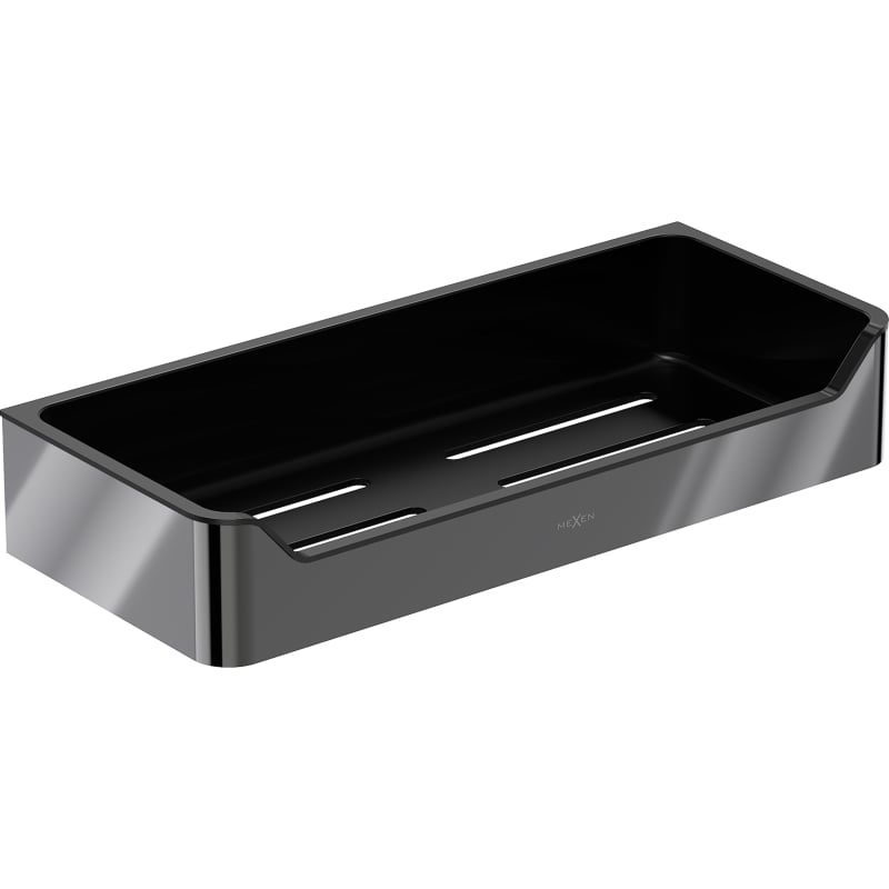 Mexen Rivon-L panier de salle de bains, chrome noir - 70A8725-73