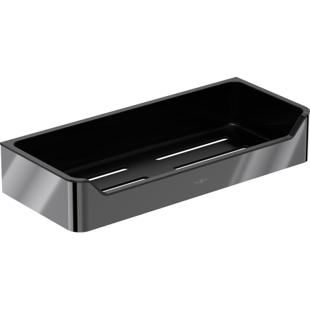 Mexen Rivon-L panier de salle de bains, chrome noir - 70A8725-73