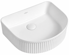 Mexen Grovo lavabo à poser rainuré 40 x 35 cm, blanc - 22304000