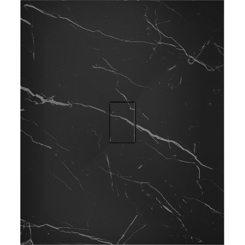 Mexen Hugo receveur de douche rectangulaire SMC 120 x 100 cm, pierre noire - 42751012