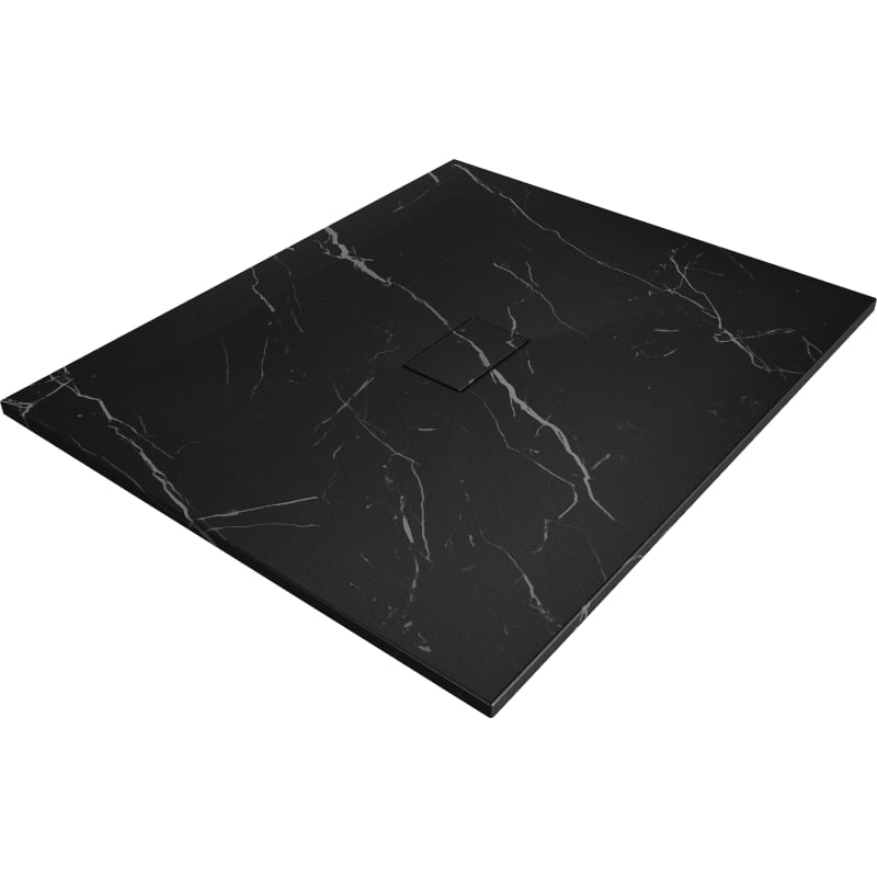 Mexen Hugo receveur de douche rectangulaire SMC 120 x 100 cm, pierre noire - 42751012