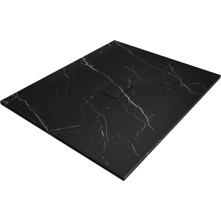 Mexen Hugo receveur de douche rectangulaire SMC 120 x 100 cm, pierre noire - 42751012