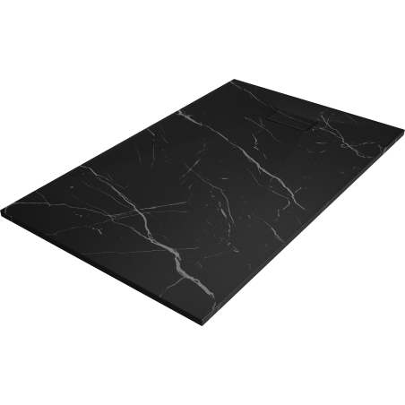Mexen Hugo receveur rectangulaire SMC 140 x 70 cm, pierre noire - 42757014