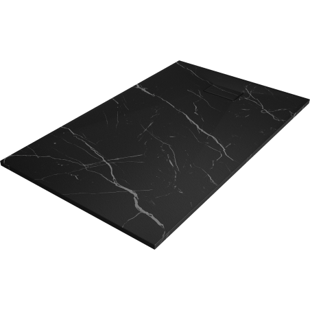 Mexen Hugo receveur de douche rectangulaire SMC 140 x 80 cm, pierre noire - 42758014