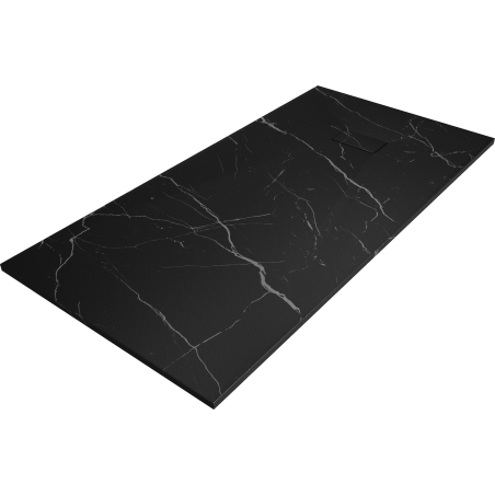 Mexen Hugo receveur de douche rectangulaire SMC 180 x 80 cm, pierre noire - 42758018