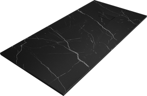 Mexen Hugo receveur rectangulaire SMC 170 x 90 cm, pierre noire - 42759017