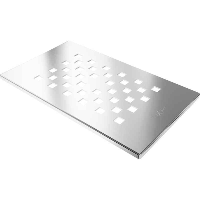 Mexen Hugo cache pour receveur de douche, inox - 42910001