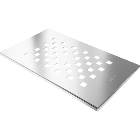 Mexen Hugo cache pour receveur de douche, inox - 42910001