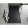 Mexen Hugo receveur de douche rectangulaire SMC 180 x 80 cm, pierre noire - 42758018