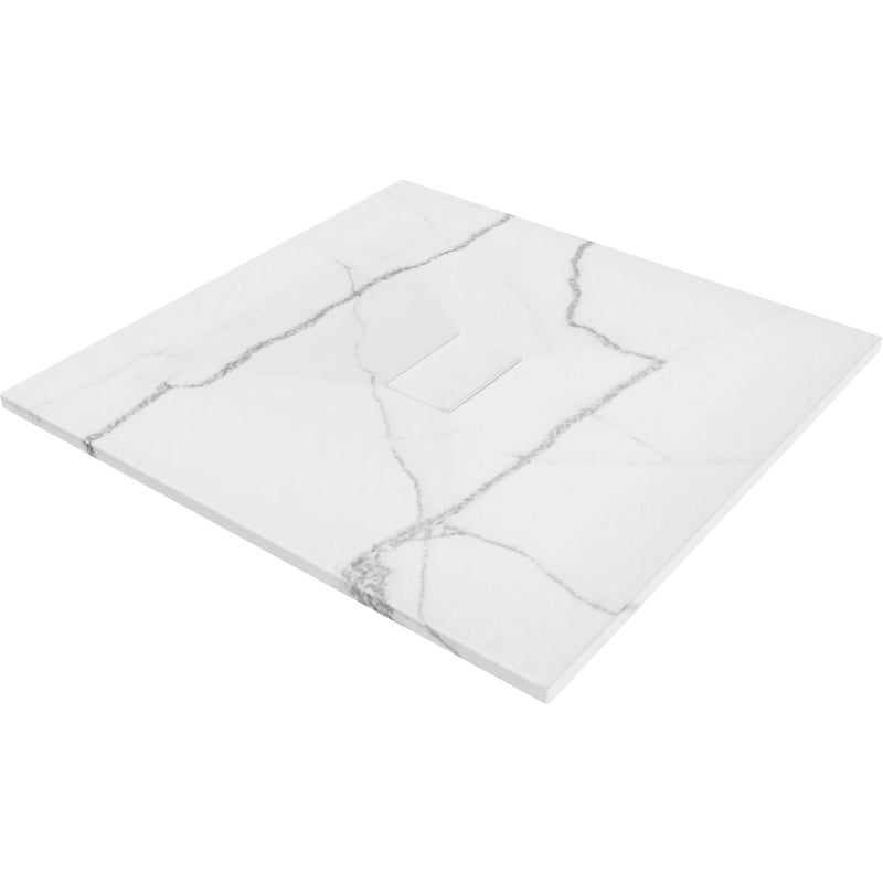 Mexen Hugo receveur de douche carré SMC 100 x 100 cm, pierre blanche - 42151010