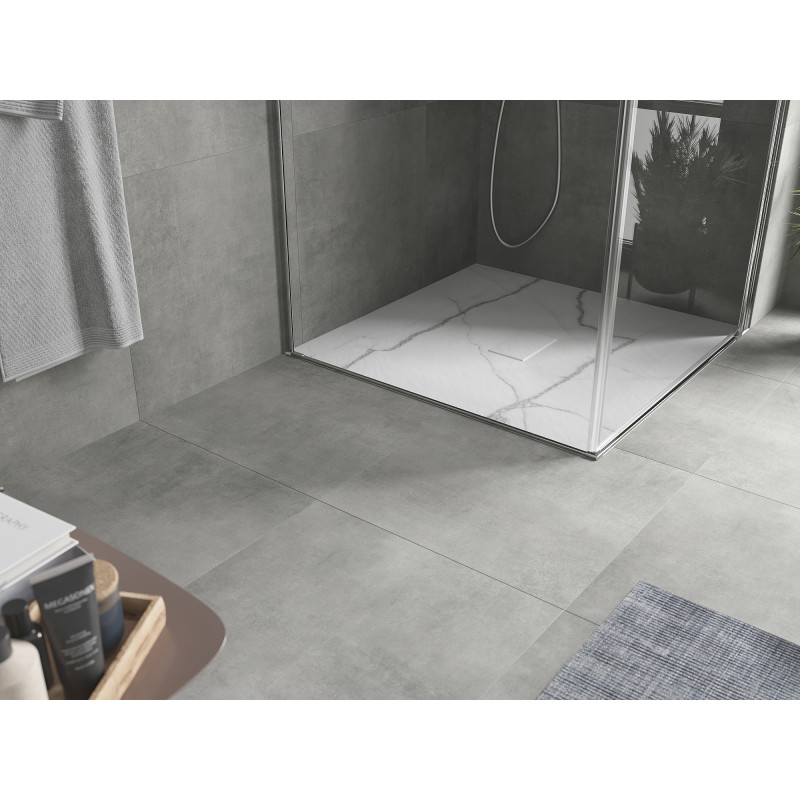 Mexen Hugo receveur de douche carré SMC 100 x 100 cm, pierre blanche - 42151010