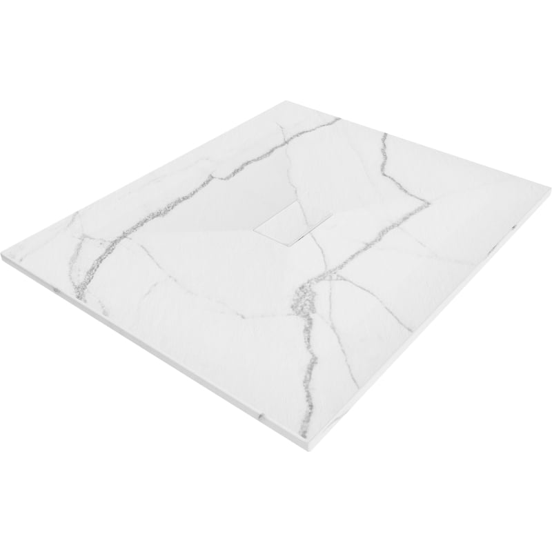 Mexen Hugo receveur de douche rectangulaire SMC 120 x 100 cm, pierre blanche - 42151012