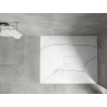 Mexen Hugo receveur de douche rectangulaire SMC 120 x 100 cm, pierre blanche - 42151012