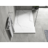 Mexen Hugo receveur de douche rectangulaire SMC 140 x 80 cm, pierre blanche - 42158014