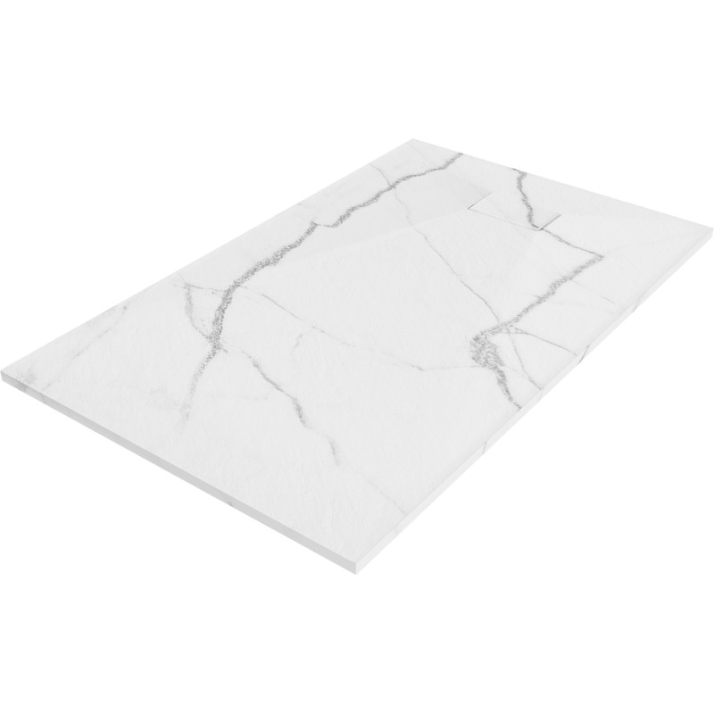 Mexen Hugo receveur rectangulaire SMC 140 x 90 cm, pierre blanche - 42159014