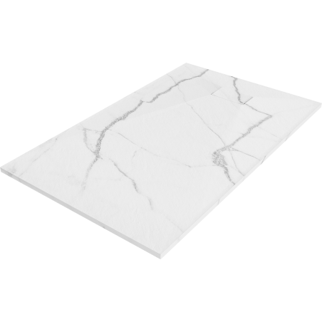 Mexen Hugo receveur rectangulaire SMC 140 x 90 cm, pierre blanche - 42159014