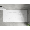 Mexen Hugo receveur de douche rectangulaire SMC 180 x 90 cm, pierre blanche - 42159018