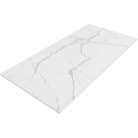 Mexen Hugo receveur de douche rectangulaire SMC 180 x 90 cm, pierre blanche - 42159018
