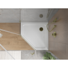 Mexen Flat receveur de douche pentagonal slim 90 x 90 cm, blanc, siphon doré - 41P109090-G