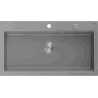 Mexen Slido Évier en granit 1 bac 900 x 500 mm, gris, siphon chromé - 6528901005-71