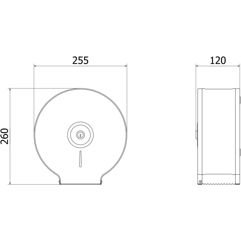 Mexen Spira-U distributeur de papier toilette, blanc - 70K540-20