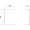 Mexen Linox Poubelle 17L, inox - 70K004-01